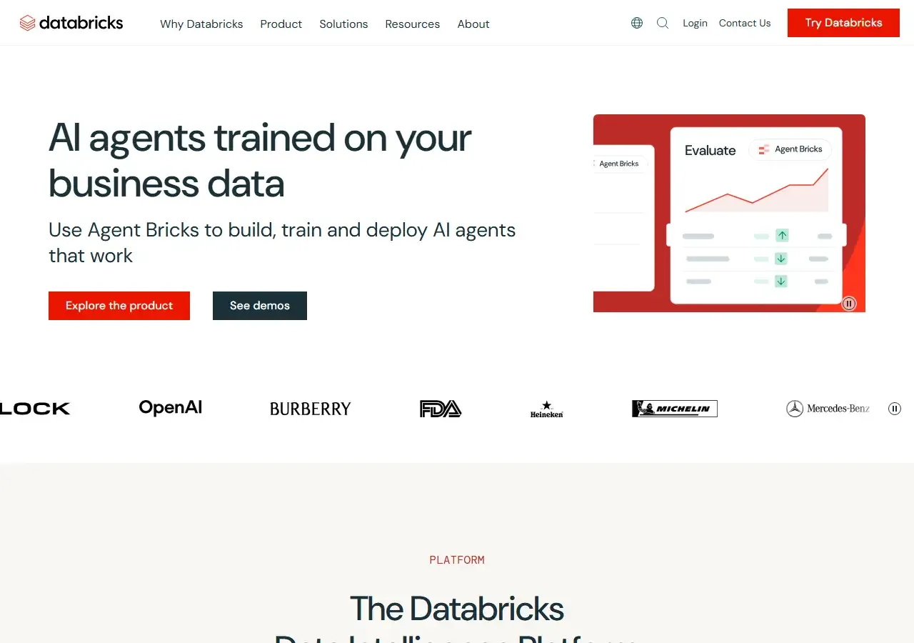 AI analytical comparison between Backona AI and Databricks