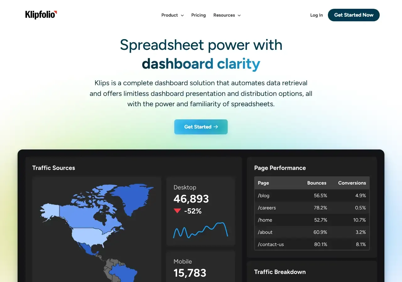 AI analytical comparison between Backona AI and Klipfolio PowerMetrics