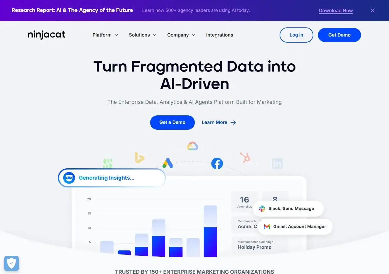 AI analytical comparison between Backona AI and NinjaCat