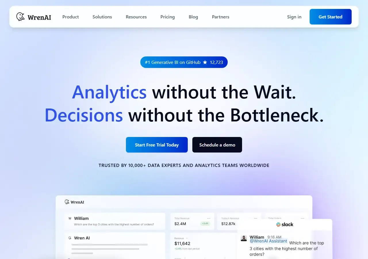 AI analytical comparison between Backona AI and What Is Wren AI